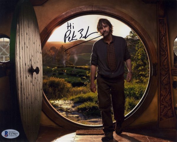 peter jackson singed 8x10 photo lord Of The Rings shanks autographs
