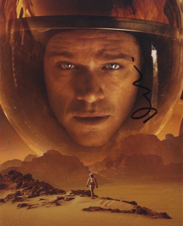 Matt damon autographed photo signed 8x10 .shanks autographs