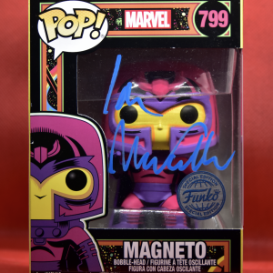 Ian Mckellen Signed Magneto Black light 799.Shanks Autographs