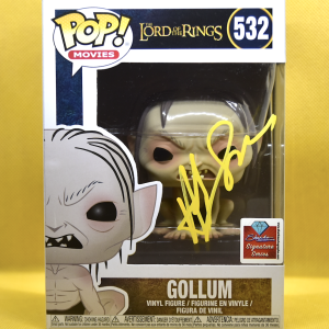 Andy Serkis GollumFunko Pop Lord Of The Rings Signed. shanks autographs