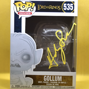 Andy Serkis Gollum Funko Pop Lord Of The Rings Signed. shanks autographs