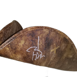 johnny depp signed Tricorn JACK SPARROW Pirates Hat, shanks autographs. pirates of the caribbean