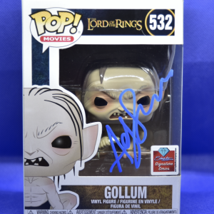 Andy Serkis GollumFunko Pop Lord Of The Rings Signed. shanks autographs