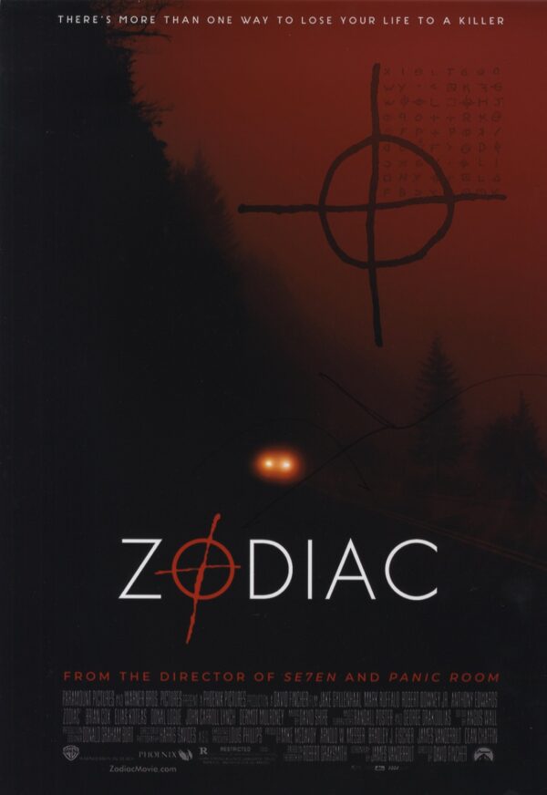 12x18 David Fincher signed phot Zodiac