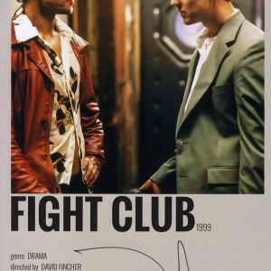 12x18 David Fincher signed phot Fight Club