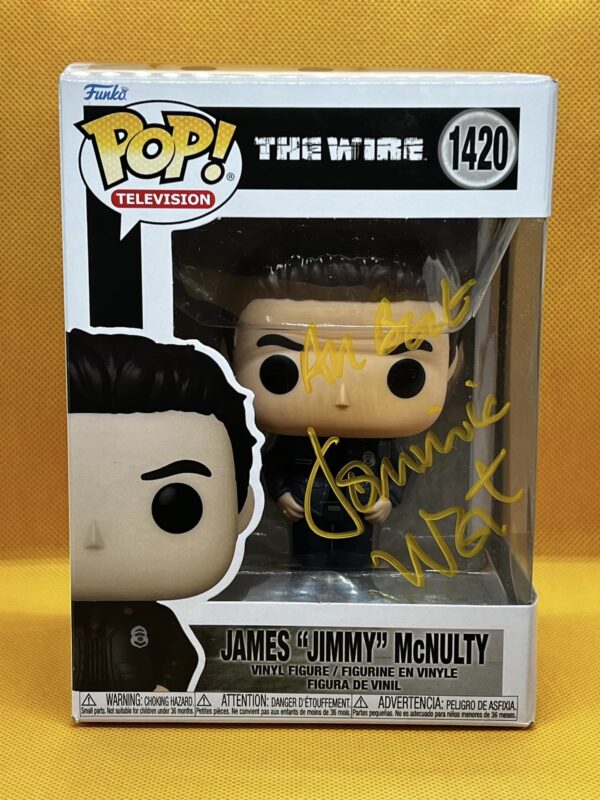 Dominic West Signed Funko Pop the wire, Shanks Autographs