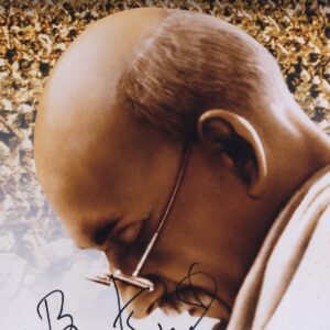 Ben Kingsley Ghandi signed photograph.shanks autographs