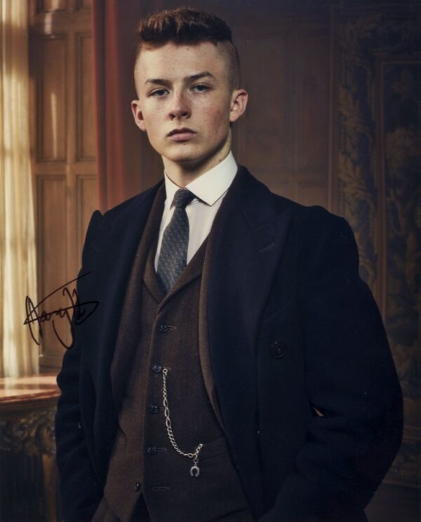 harry kirton peaky blinders signed photo.shanks autographs