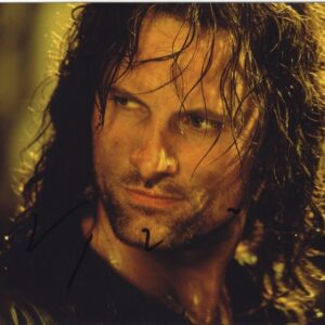 Viggo Mortensen Aragorn the lord of the rings signed photo.shanks autographs