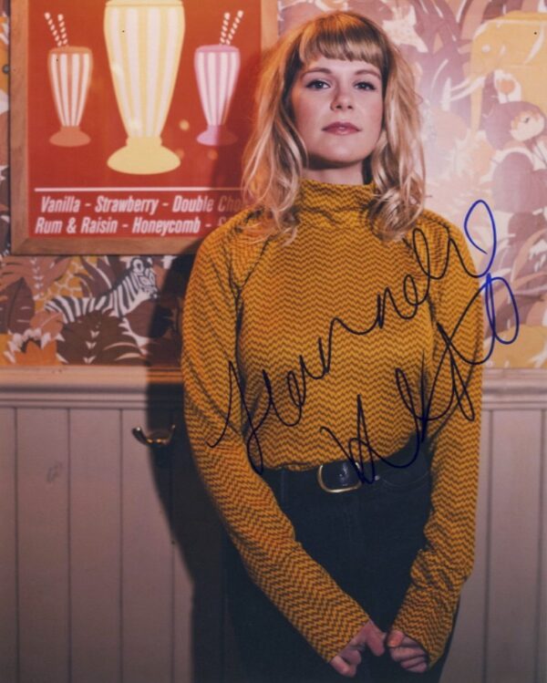 Hannah Arterton signed 8x10 photograph.shanks autographs