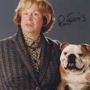 Pam Ferris signed harry potter photo 11x14 aunt marge.shanks autographs