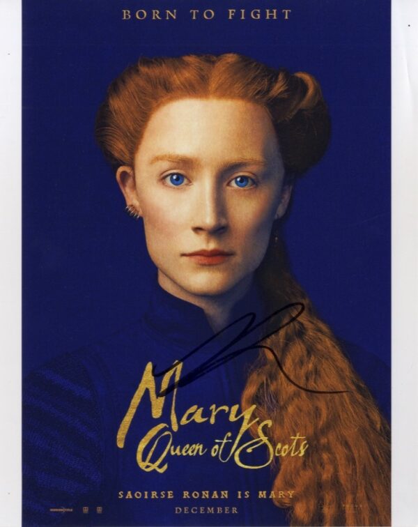 Saoirse Ronan signed photograph.shanks autographs