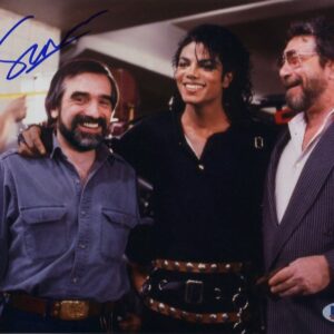 martin scorsese Bad michael jackson signed 8x10 photo beckett authenticated