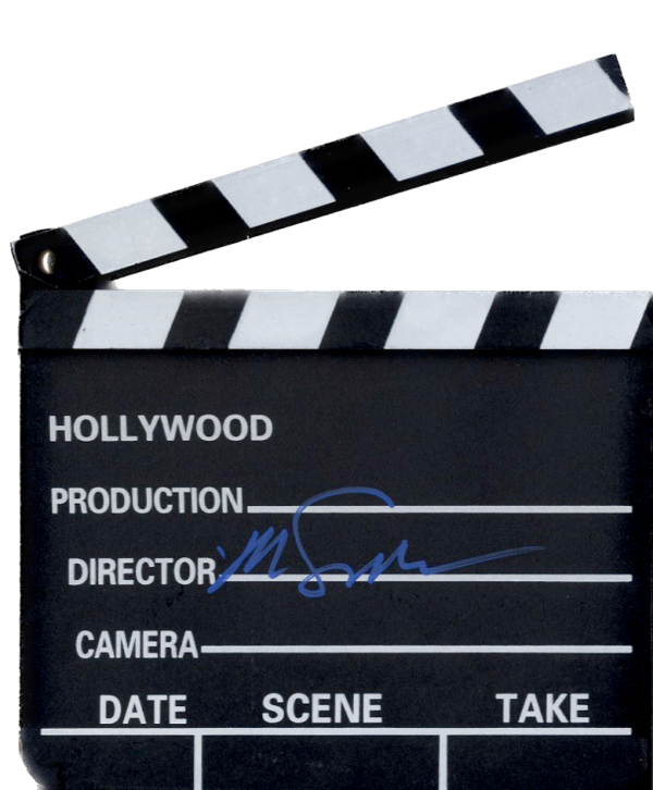 martin scorsese signed director clapperboard.shanks autographs