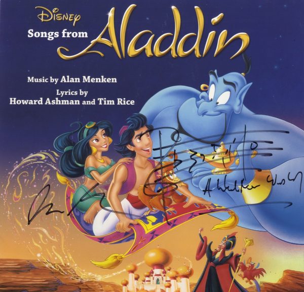 Alan Menken Aladdin Disney Ost signed autograph.shanks Autographs