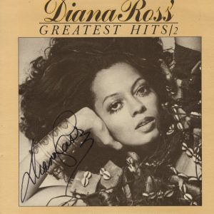 diana Ross Greatest Hits signed Vinyl Record.shanks autographs