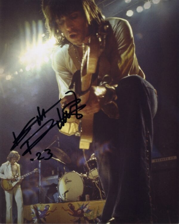 keith Richard THE ROLLING STONES signed 8x10 photograph.shanks Autographs