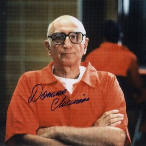 Dominic chianese signed 8x10 photo,sopranos,godfather.Shanks Autographs