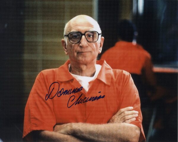 Dominic chianese signed 8x10 photo,sopranos,godfather.Shanks Autographs