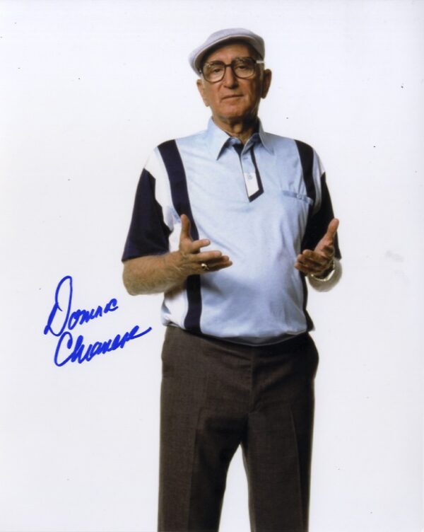 Dominic chianese signed 8x10 photo,sopranos,godfather.Shanks Autographs