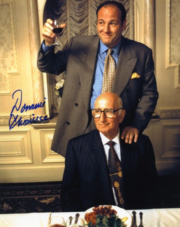 Dominic chianese signed 8x10 photo,sopranos,godfather.Shanks Autographs