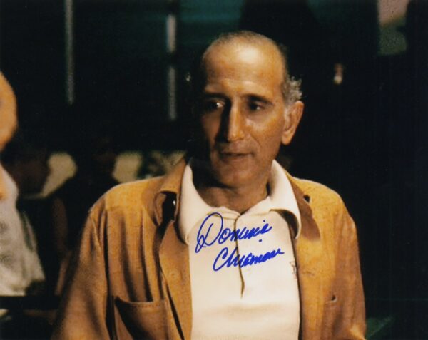 Dominic chianese signed 8x10 photo,sopranos,godfather.Shanks Autographs