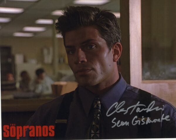 Chris Tardio Signed The Sopranos 8x10 photo.Shanks Autographs