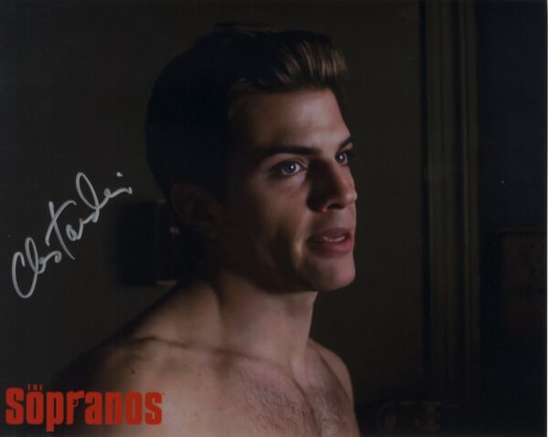 Chris Tardio Signed The Sopranos 8x10 photo.Shanks Autographs