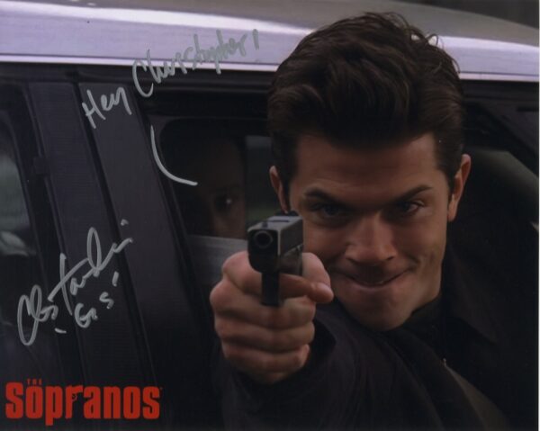 Chris Tardio Signed The Sopranos 8x10 photo.Shanks Autographs