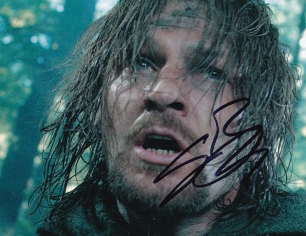 The Lord Of The Rings Boromir.sean bean signed 8x10 photograph.shanks autographs