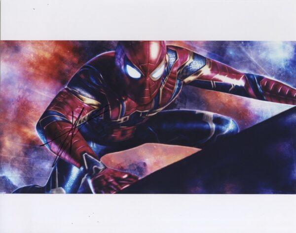 Tom Holland Signed Spiderman 11x14 photo.shanks autographs