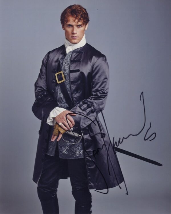 Sam Heughan signed outlander photo.shanks autographs