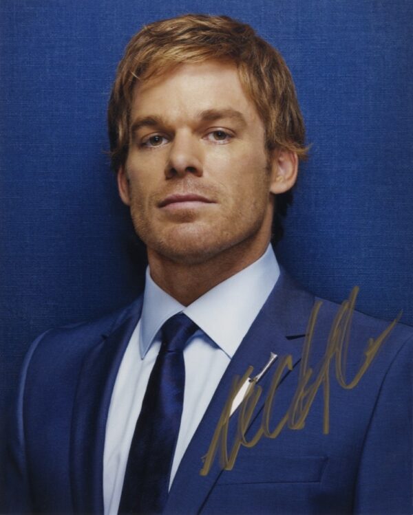 michael c hall signed dexter photo.Shanks Autographs