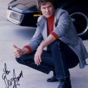 David Hasselhoff signed 8x10 photo Knight Rider.shanks autogrtaphs