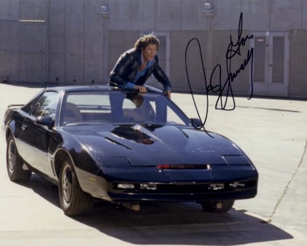 David Hasselhoff signed 8x10 photo Knight Rider.shanks autogrtaphs