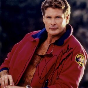 David Hasselhoff signed 8x10 photo Baywatch.shanks autogrtaphs