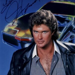 David Hasselhoff signed 8x10 photo Knight Rider.shanks autogrtaphs