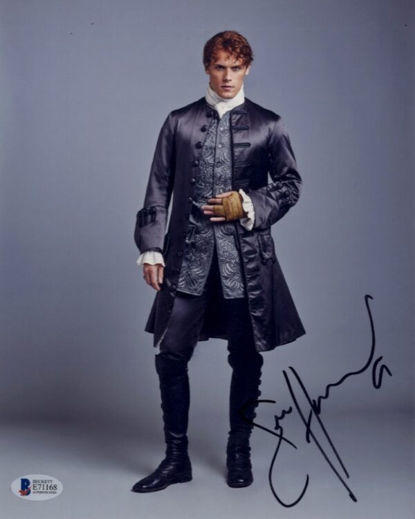 Sam Heughan signed outlander photo.shanks autographs