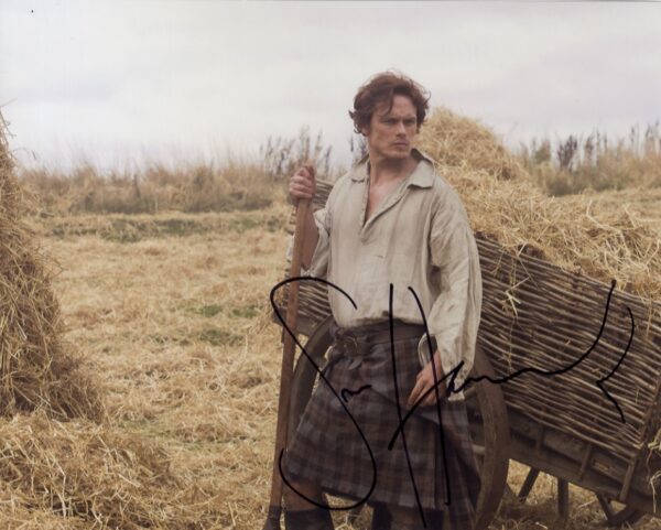 Sam Heughan signed outlander photo.shanks autographs