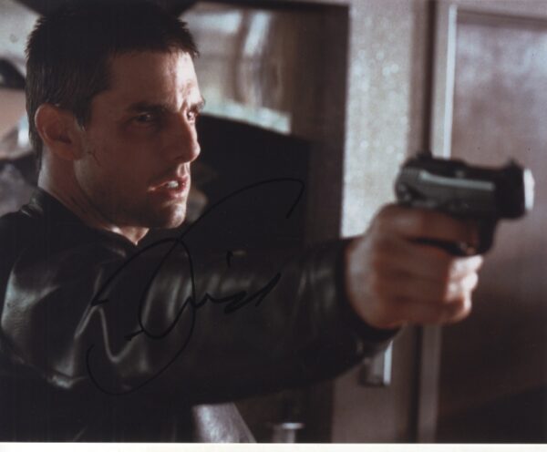 tom cruise Minority Report signed 8X10 Photo.shanks autographs