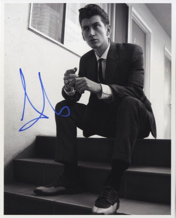 Alex Turner the artic Monkeys signed 8x10 photo.shanks autographs