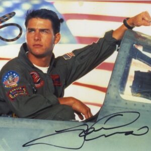 tom cruise Top Gun signed 8X10 Photo.shanks autographs