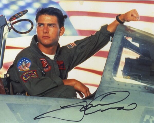 tom cruise Top Gun signed 8X10 Photo.shanks autographs