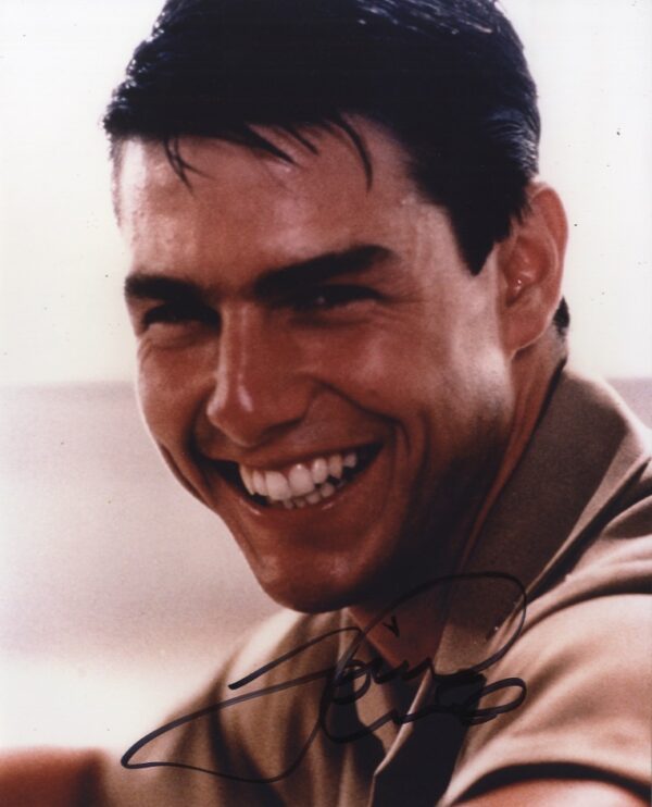 tom cruise Top Gun signed 8X10 Photo.shanks autographs