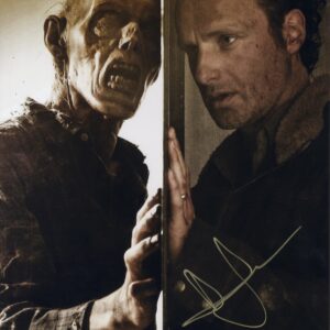 Andrew Lincoln signed 11x14 photo The Walking Dead Rick Grimes.Shanks Autographs