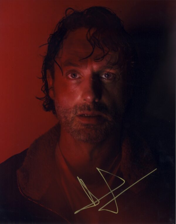 Andrew Lincoln signed 11x14 photo The Walking Dead Rick Grimes.Shanks Autographs