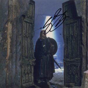 sean bean signed boromir lord of the rings 8x10.shanks autographs