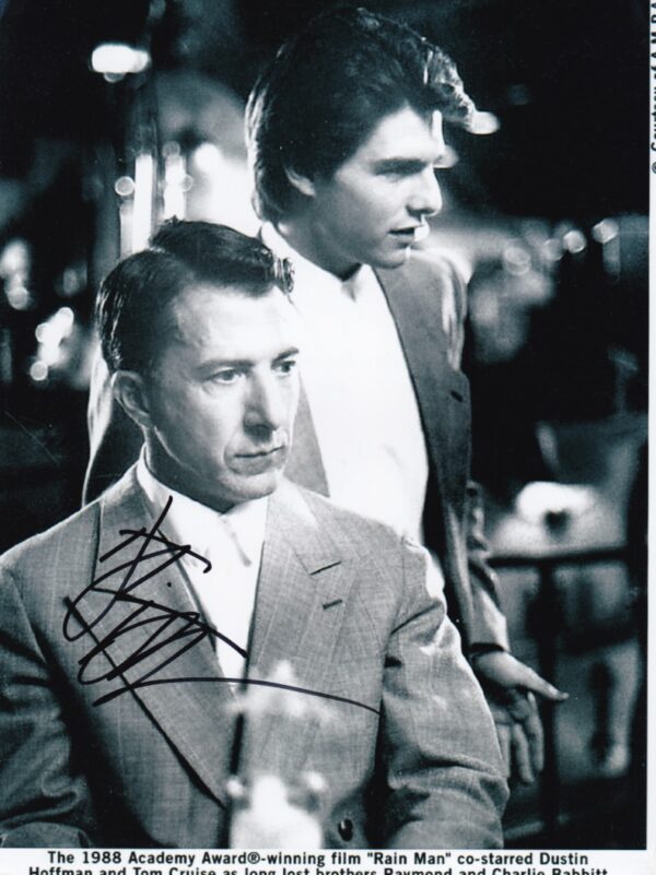 dustin hoffman signed 8x10 photo.shanks autographs