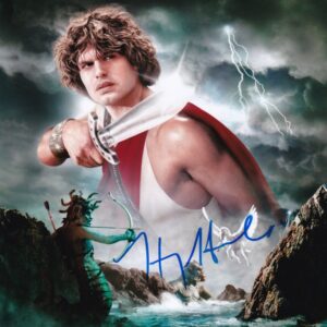 harry hamlin signed clash of the titans photo.shanks autographs