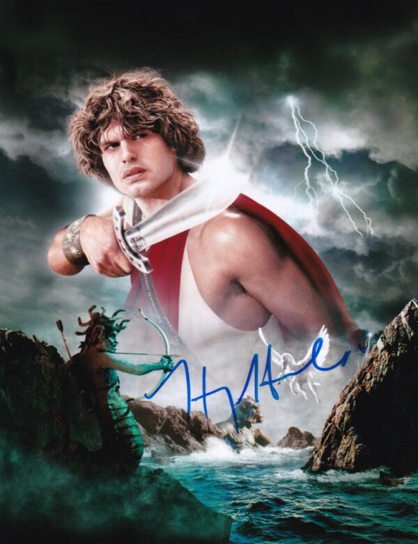 harry hamlin signed clash of the titans photo.shanks autographs